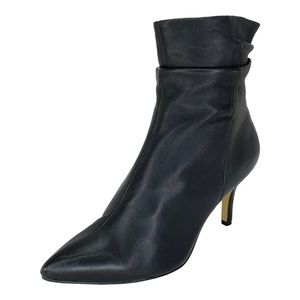 Bella Vita Danielle Black Leather Ankle Boots Size 7.5W